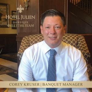 Corey Kruser, Banquet Manager