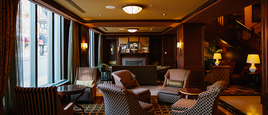 Seating Area in Hotel Julien Lobby